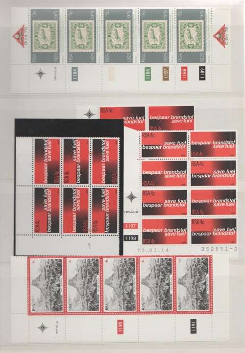 RSA: ALBUM JAM PACKED WITH CONTROL BLOCKS, MINT**, SEE SCANS, GREAT CAT. VALUE