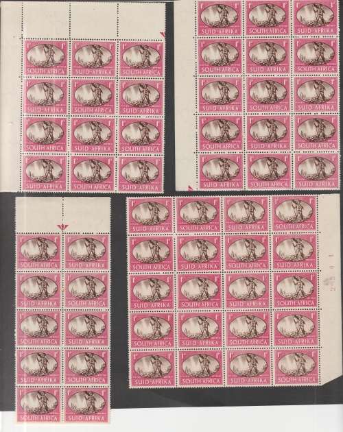 UNION : STUNNING SELECTION OF ARROW BLOCKS & PLATE NUMBERS MINT