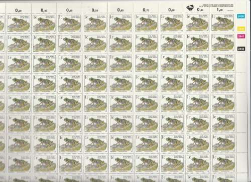 RSA SIXTHDEFINITIVE SHEETS(X2) (FOLDED MINT NICE ITEM