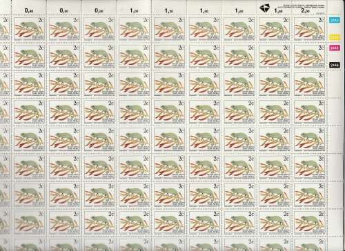 RSA SIXTHDEFINITIVE SHEETS(X2) (FOLDED MINT NICE ITEM