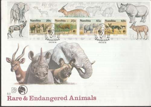 NAMIBIA: NICE SELECTION FDC VIEW SCANS X12 NICE  ITEM