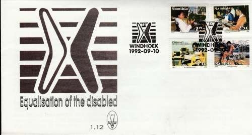 NAMIBIA: NICE SELECTION FDC VIEW SCANS X12 NICE  ITEM