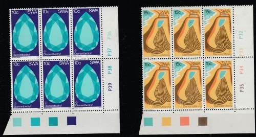 SWA : CONTROL BLOCKS OF 6 MINT**