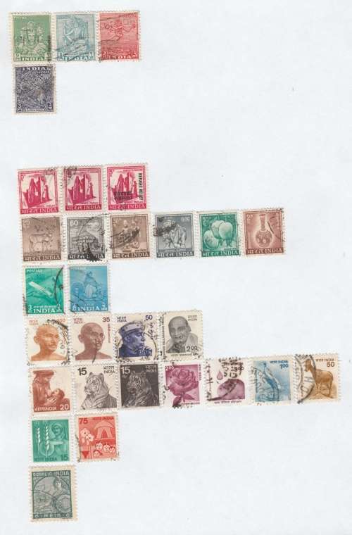 INDIA : NICE SELECTION  ( LOT 1) ON PAGE SCANS FORM PART OF DESCRIPTION (X 10 SCANS)