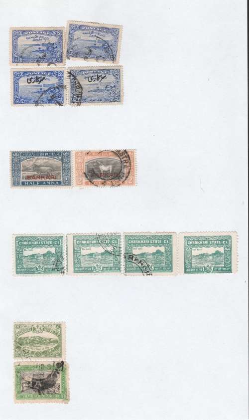 INDIA : NICE SELECTION  ( LOT 1) ON PAGE SCANS FORM PART OF DESCRIPTION (X 10 SCANS)
