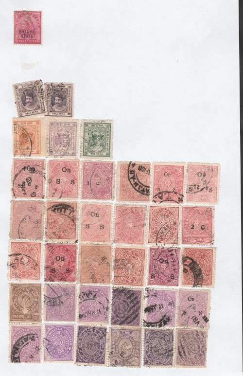 INDIA : NICE SELECTION  ( LOT 1) ON PAGE SCANS FORM PART OF DESCRIPTION (X 10 SCANS)