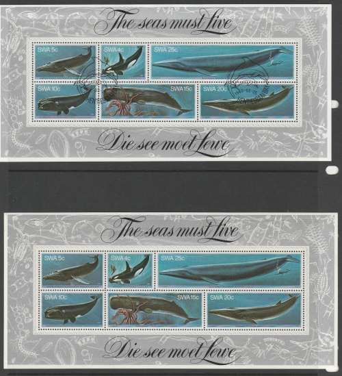 SWA : COMPLETE SET WHALES SACC 347-352 GOOD QUALITY, STUNNING SET TO HAVE MINT