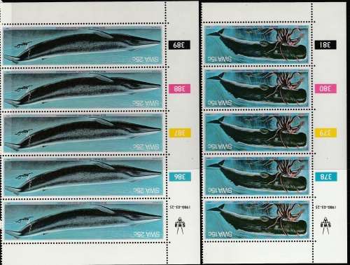 SWA : COMPLETE SET WHALES SACC 347-352 GOOD QUALITY, STUNNING SET TO HAVE MINT