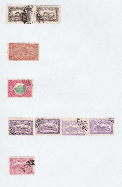 INDIA: NICE SELECTION ON PAGES VIEW SCANS (X10)