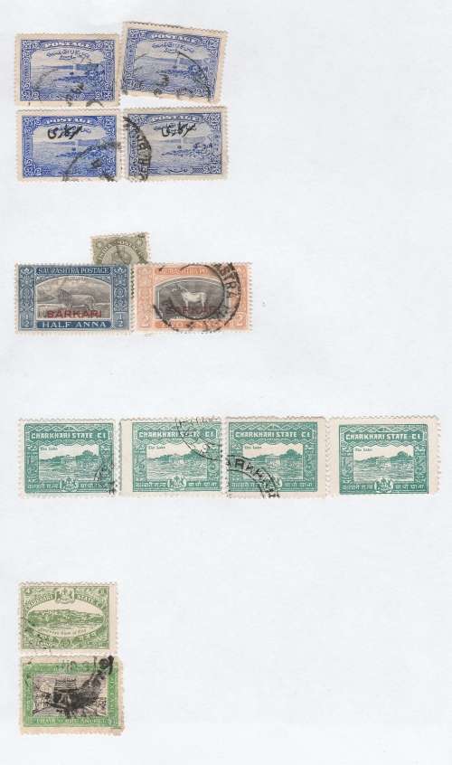 INDIA: NICE SELECTION ON PAGES VIEW SCANS (X10)