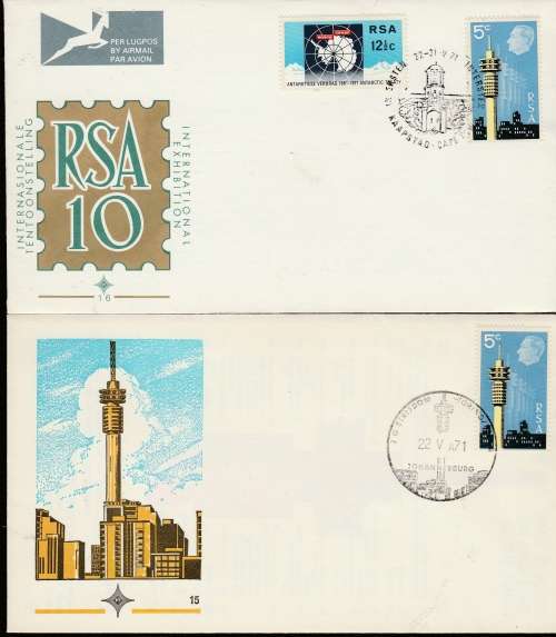 RSA: SELECTION OF FDCS (SEE SCANS X 8), INTERESTING ITEM