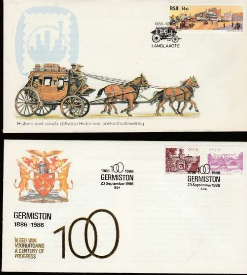 RSA: SELECTION OF FDCS (SEE SCANS X 8), INTERESTING ITEM