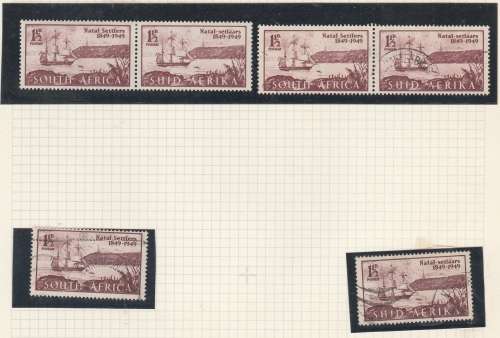 SOUTH AFRICA: 1820 SETTLERS NICE SELECTION WELL WRITTEN UP FINDS POSSIBLE SEE SCANS X11