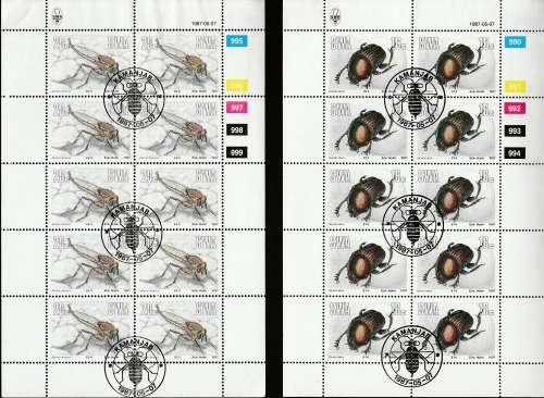 SWA: 7 MAY 1987 USEFUL INSECTS SEE SCANS SHEETS, FDC,CTOS MINT
