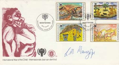 BOPHUTHATSWANA: YEAR OF THE CHILD SIGNED FDC 1.8 NICE ITEM