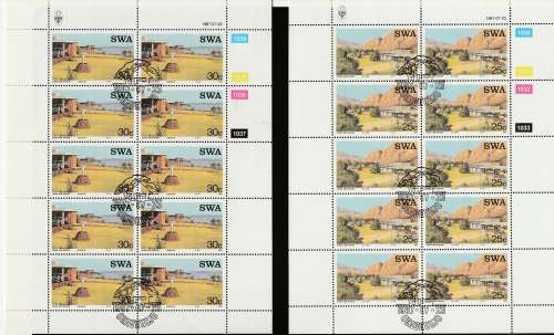 SWA : SELECTION OF SHEETS SEE SCANS (X2) LOVELY ITEM