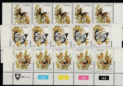 VENDA: BUTTERFLIES SACC 34-37 NICE ITEM SEE SCANS (X3)