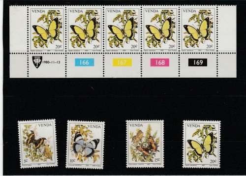 VENDA: BUTTERFLIES SACC 34-37 NICE ITEM SEE SCANS (X3)