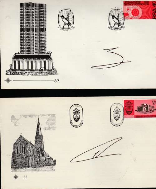 RSA: SELECTION OF SIGNED COVERS (X6) SEE SCANS (X3) LOVELY ITEM