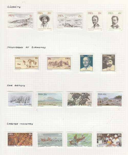 SWA: NICE SELECTION OF MINT and USED SEE SCANS (X4) LOVELY ITEM