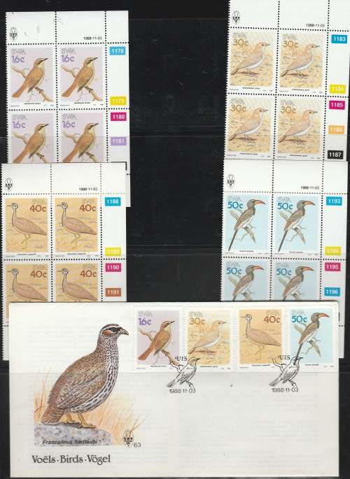 SWA: BIRDS OF SOUTH WEST COMPLETE SET EXCELLENT CONDITION SEE SCANS (X2) LOVELY ITEM