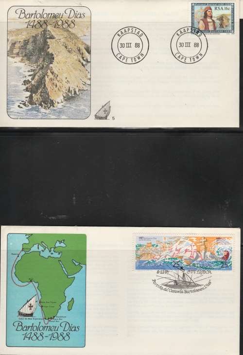 RSA: TRAVELS OF BARTOLOMEU DIAS SEE SCANS (X2)