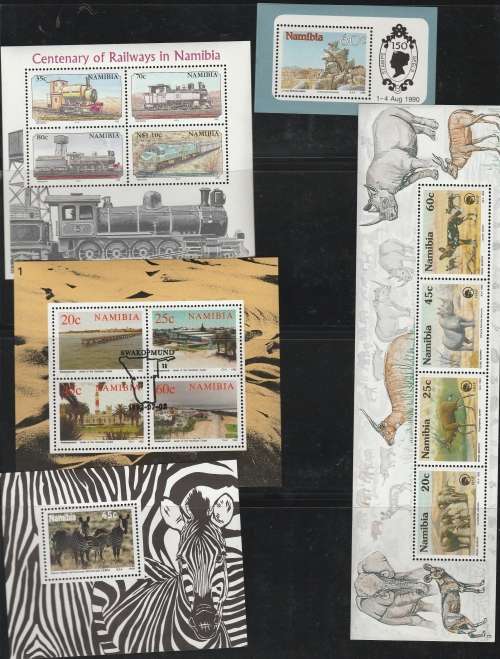SWA-NAMIBIA SELECTION OF MINI SHEETLETS SEE SCANS (X4) LOVELY ITEM