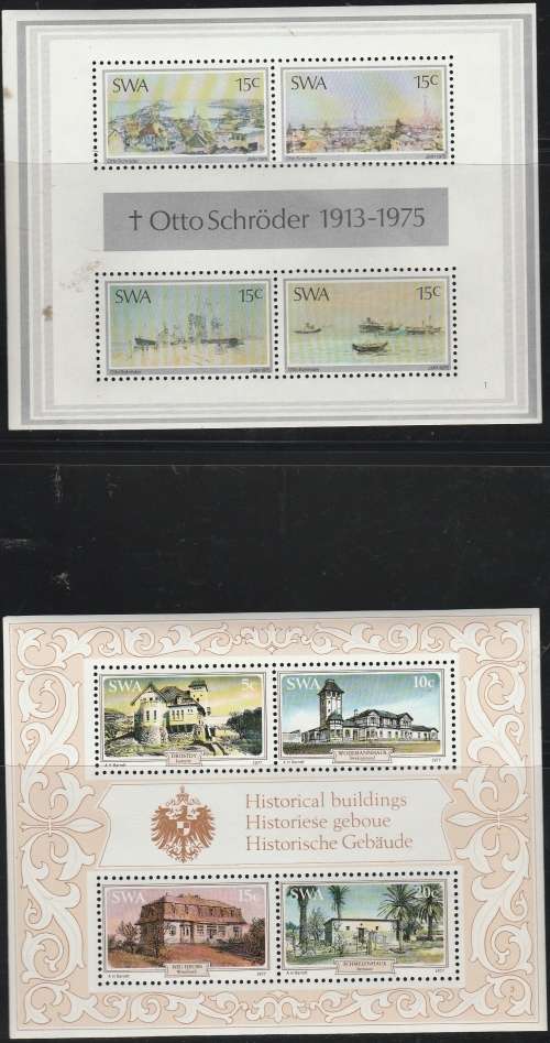 SWA-NAMIBIA SELECTION OF MINI SHEETLETS SEE SCANS (X4) LOVELY ITEM