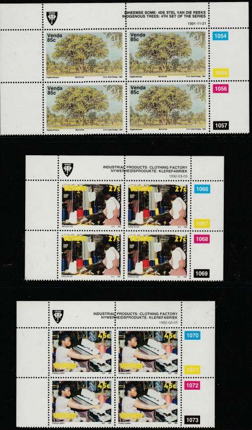 VENDA: LOT 2: CONTROL BLOCKS OF FOUR (IN NO PARTICULAR ORDER) SEE SCANS (X14)