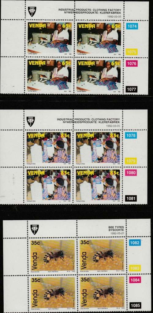 VENDA: LOT 2: CONTROL BLOCKS OF FOUR (IN NO PARTICULAR ORDER) SEE SCANS (X14)