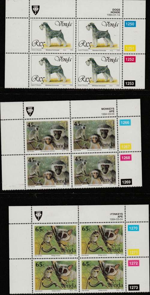 VENDA: LOT 3: CONTROL BLOCKS OF FOUR (IN NO PARTICULAR ORDER) SEE SCANS (X10)