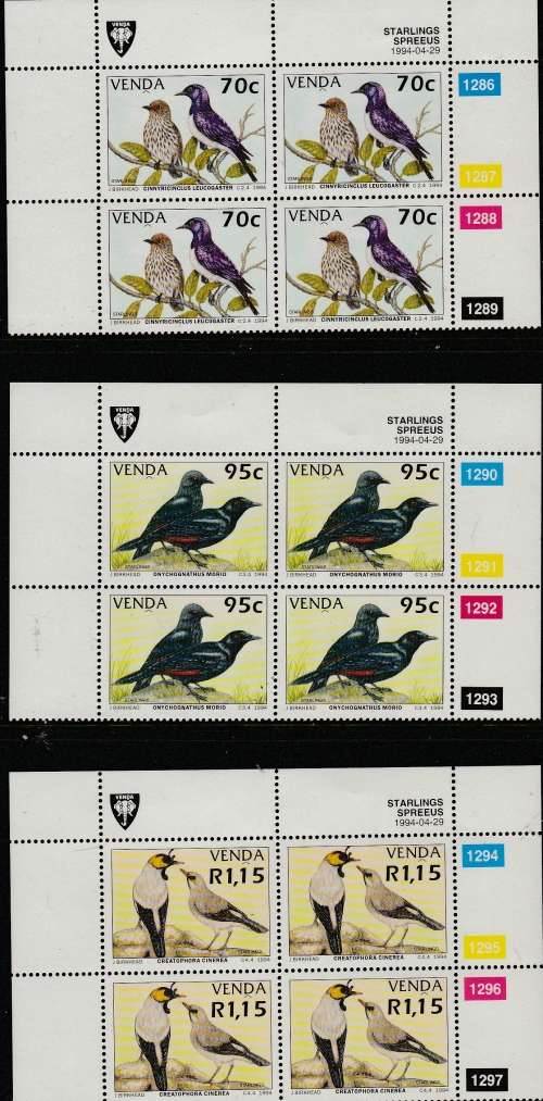 VENDA: LOT 3: CONTROL BLOCKS OF FOUR (IN NO PARTICULAR ORDER) SEE SCANS (X10)
