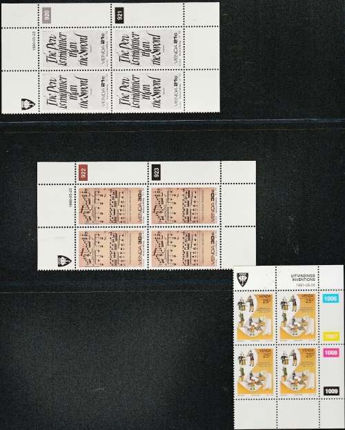 VENDA: LOT 3: CONTROL BLOCKS OF FOUR (IN NO PARTICULAR ORDER) SEE SCANS (X10)