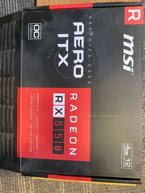 Rx 550 graphics cards