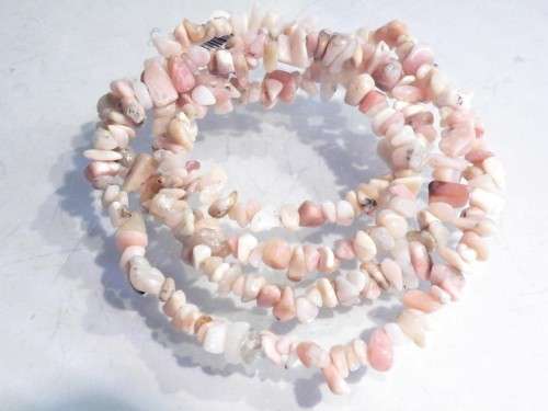 Natural PINK OPAL chipstrand +-90cm