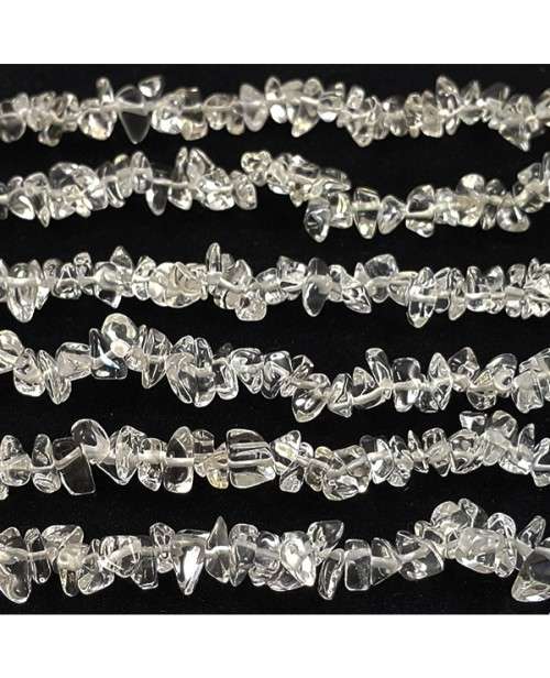 Natural QUARTZ chipstrand +-90cm