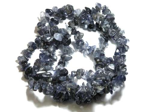 Natural IOLITE chipstrand +-90cm