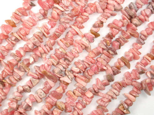 Natural RHODOCHROSITE chipstrand +-90cm