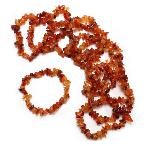 Natural chipstrand bracelet - CARNELIAN