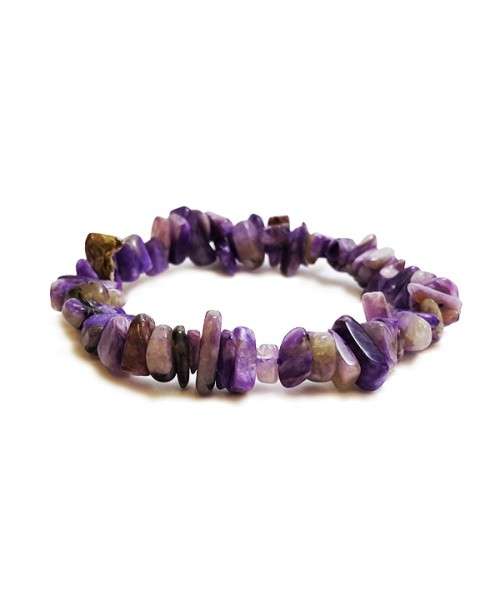 Natural chipstrand bracelet - CHAROITE