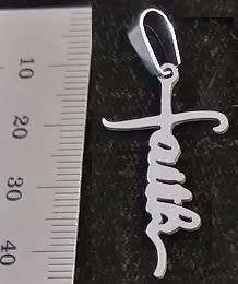 STAINLESS STEEL Pendant - Faith Cross