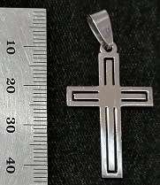 STAINLESS STEEL Pendant - Cross