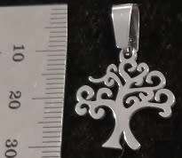 STAINLESS STEEL Pendant - Tree