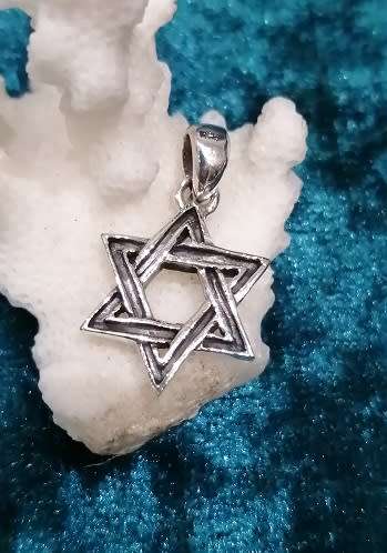 Sterling silver pendant - Star of David