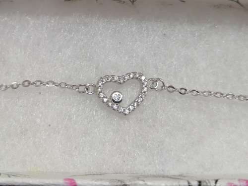 Sterling silver bracelet - CUBIC ZIRCONIA