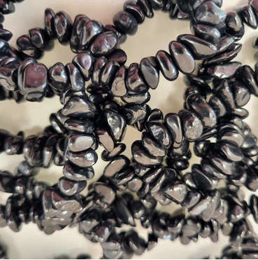 Natural chipstrand bracelet - SHUNGITE