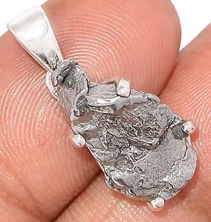 Sterling silver pendant - CAMPO DEL CIELO METEORITE
