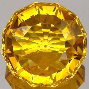 35.66 cts CITRINE fancy round facet (Brazil)