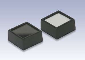 GEM DISPLAY CASES - 30mm x 30mm - glass top, reversible inner sponge