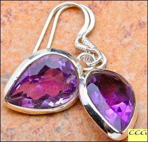 Sterling silver earrings - AMETHYST - Dreams Collection
